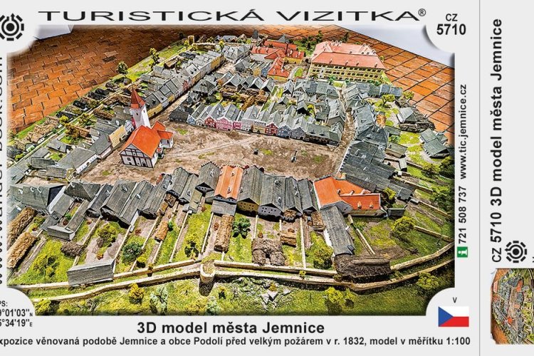 Turistická vizitka - 3D model města Jemnice