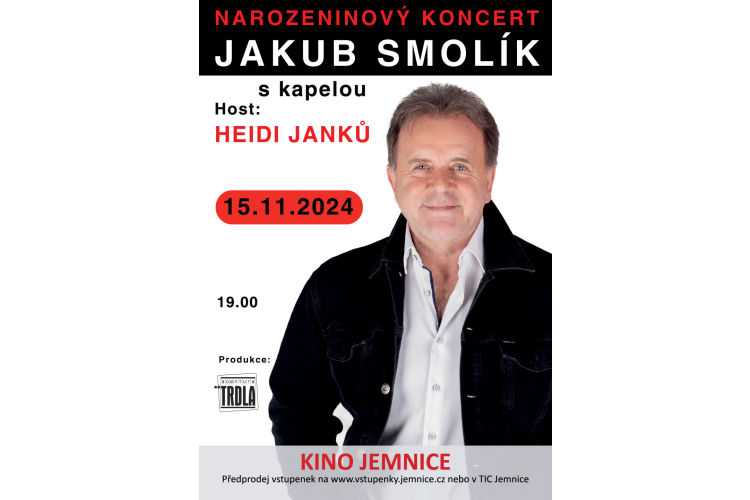 Jakub Smolík - narozeninový koncert