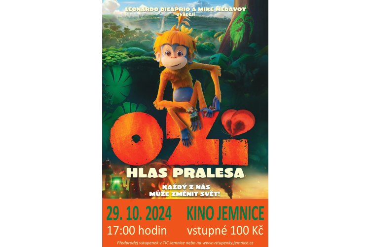 OZI: Hlas pralesa - filmové představení pro děti